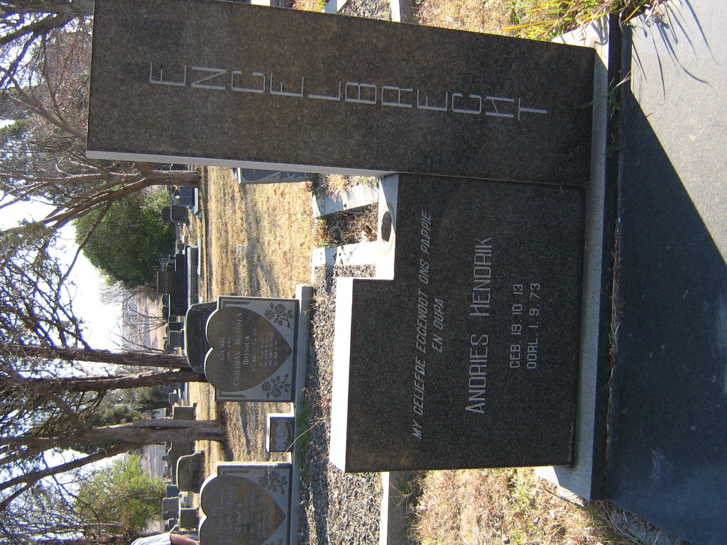 ENGELBRECHT Andries Hendrik 1913-1973