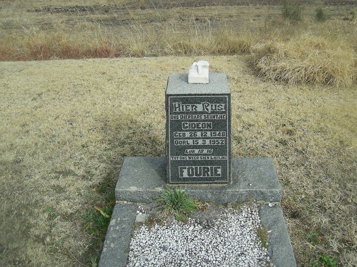 FOURIE Gideon 1948-1952