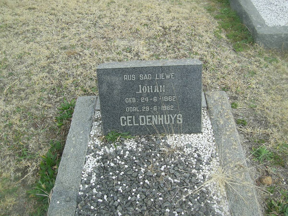 GELDENHUYS Johan 1962-1962