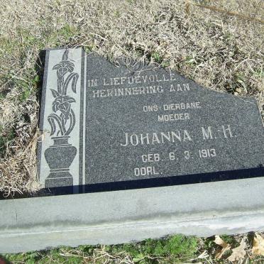 GROBLER Johanna M.H. 1913-