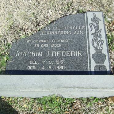 GROBLER Joachim Frederick 1915-1980