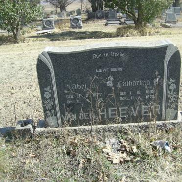 HEEVER Abel J. van den 1877-1961 &amp; Catharina 1892-197?