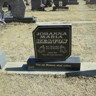 HEATON Johanna Maria 1924-2002