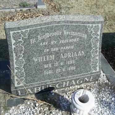 LABUSCHAGNE Willem Adriaan 1893-1960