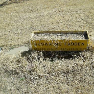 McFADDEN Susan 1951-