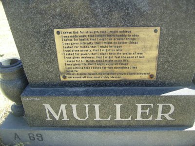 MULLER Bossie 1943-1989