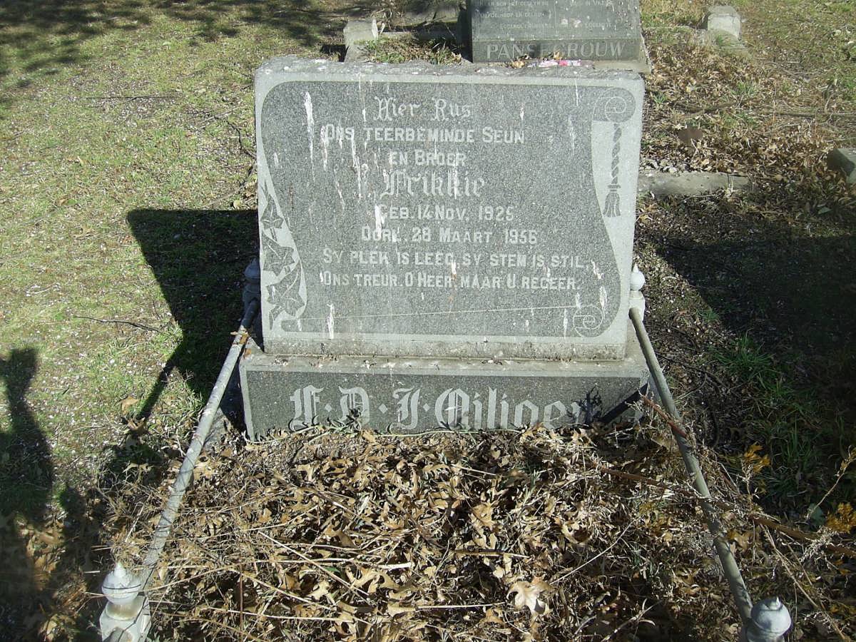 OILIGER F.D.J. 1925-1956