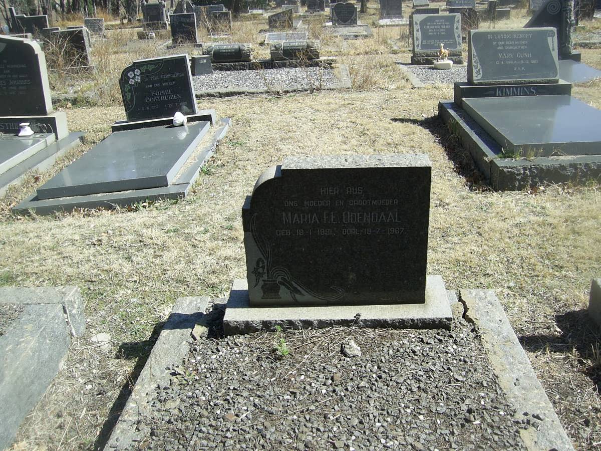 ODENDAAL Maria ??