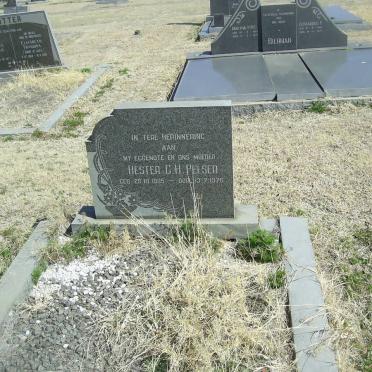 PELSER Hester C.H. 1905-1976