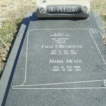 PLESSIS Esias Engelbertus, du 1913-1988 &amp; Maria MEYER 1908-1987