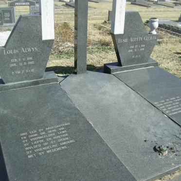 PLESSIS Louis Alwyn, du 1916-1985 &amp; Elsie Aletta Cecilia 1919-1988