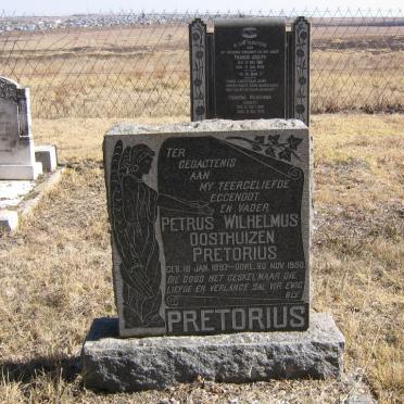 PRETORIUS Petrus Wilhelmus Oosthuizen 1897-1950