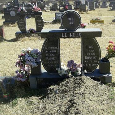 ROUX Robert, le 1919-2006 &amp; Sarie 1924-1999