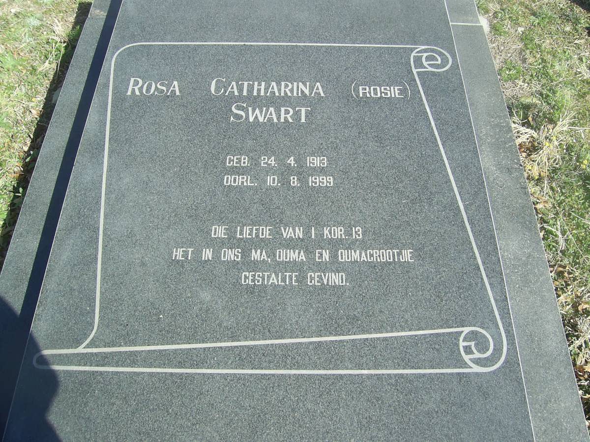 SWART Rosa Catharina 1913-1999