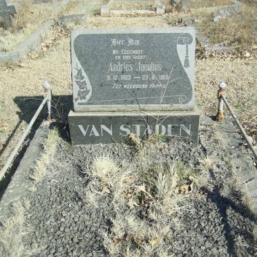 STADEN Andries Jacobus, van 1903-1960