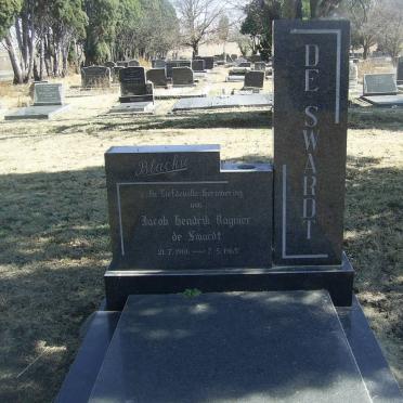 SWARDT Jacob Hendrik Raynier, de 1906-1965