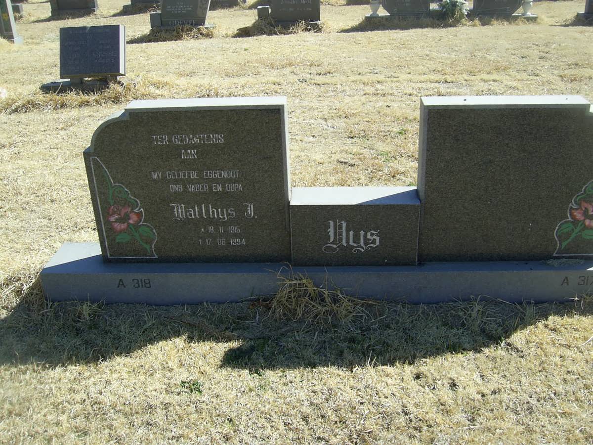 UYS Matthys J. 1915-1994