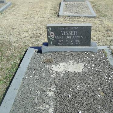 VISSER Gert Johannes 1923-1977