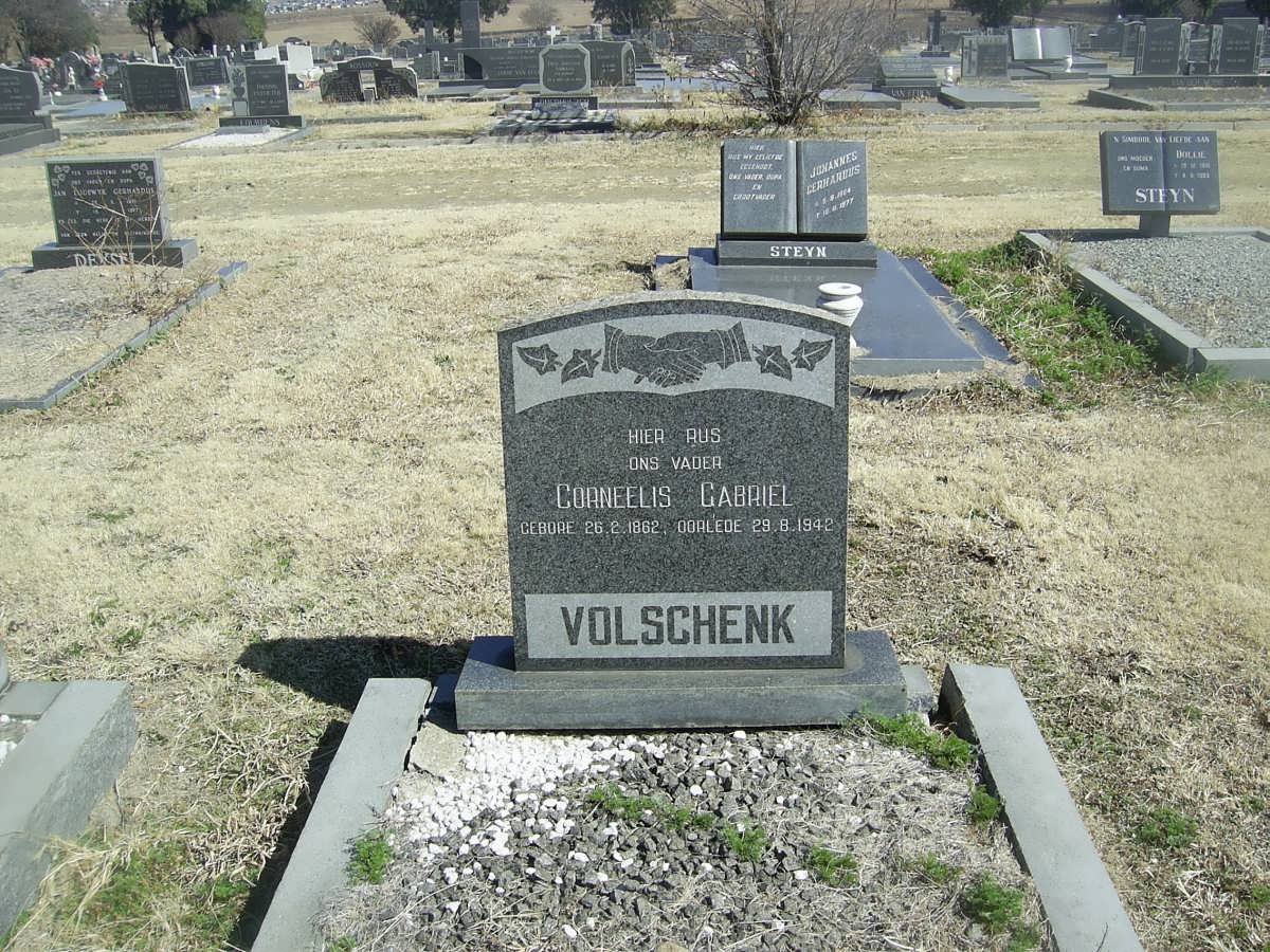 VOLSCHENK Cornelius Gabriel 1862-1942