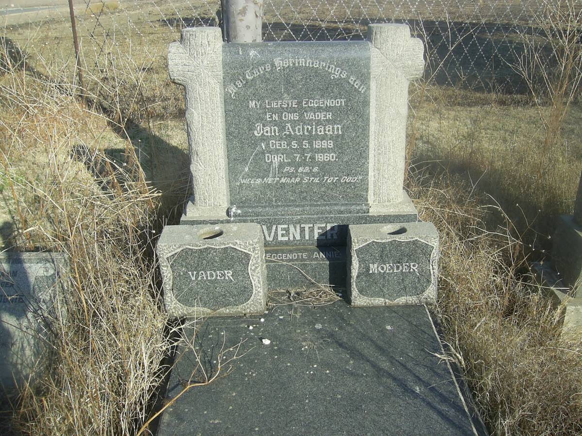 VENTER Jan Adriaan 1899-1960