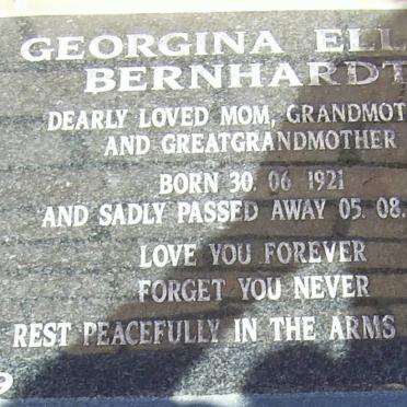 BERNHARDT Georgina Ellen 1921-2002
