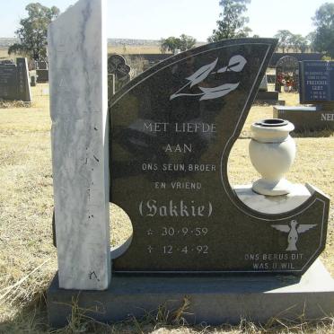 ? Sakkie 1959-1992