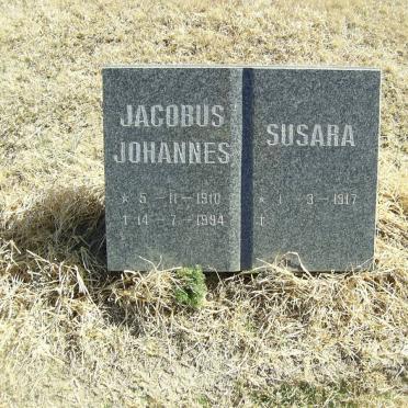 ? Jacobus Johannes 1910-1994 &amp; Susara 1917-