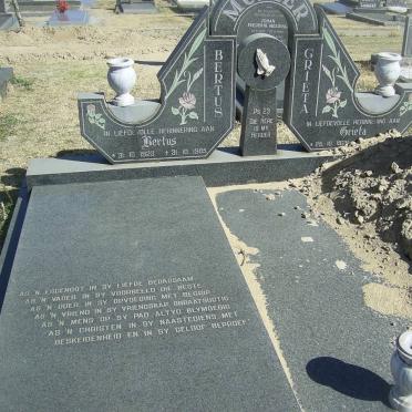 ?? M....R Bertus 1923-1985 &amp; Grieta 1928-