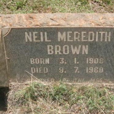 BROWN Neil Meredith 1908-1960