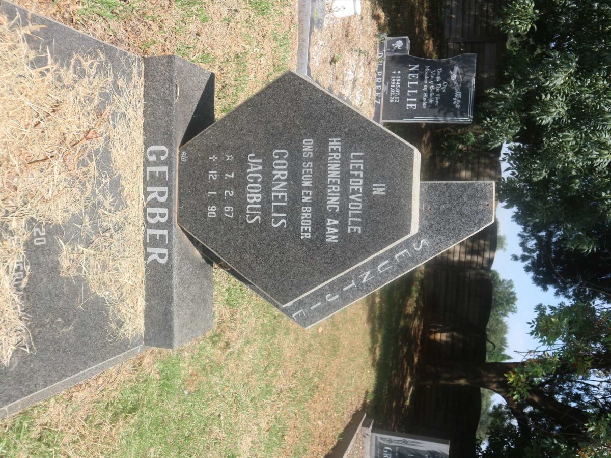 GERBER Cornelis Jacobus 1967-1990