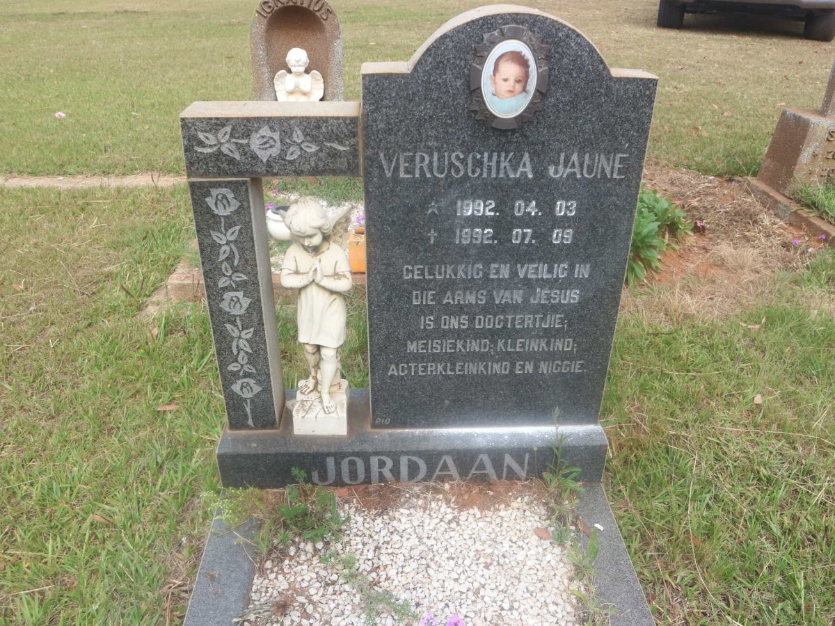 JORDAAN Veruschka Juané 1992-1992