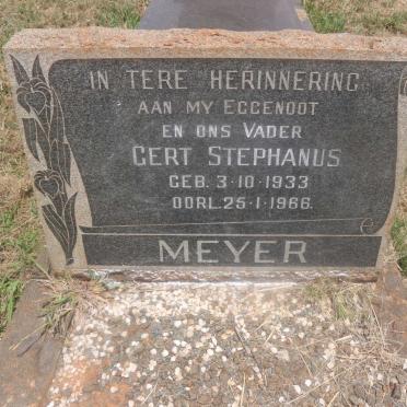 MEYER Gert Stephanus 1933-1966