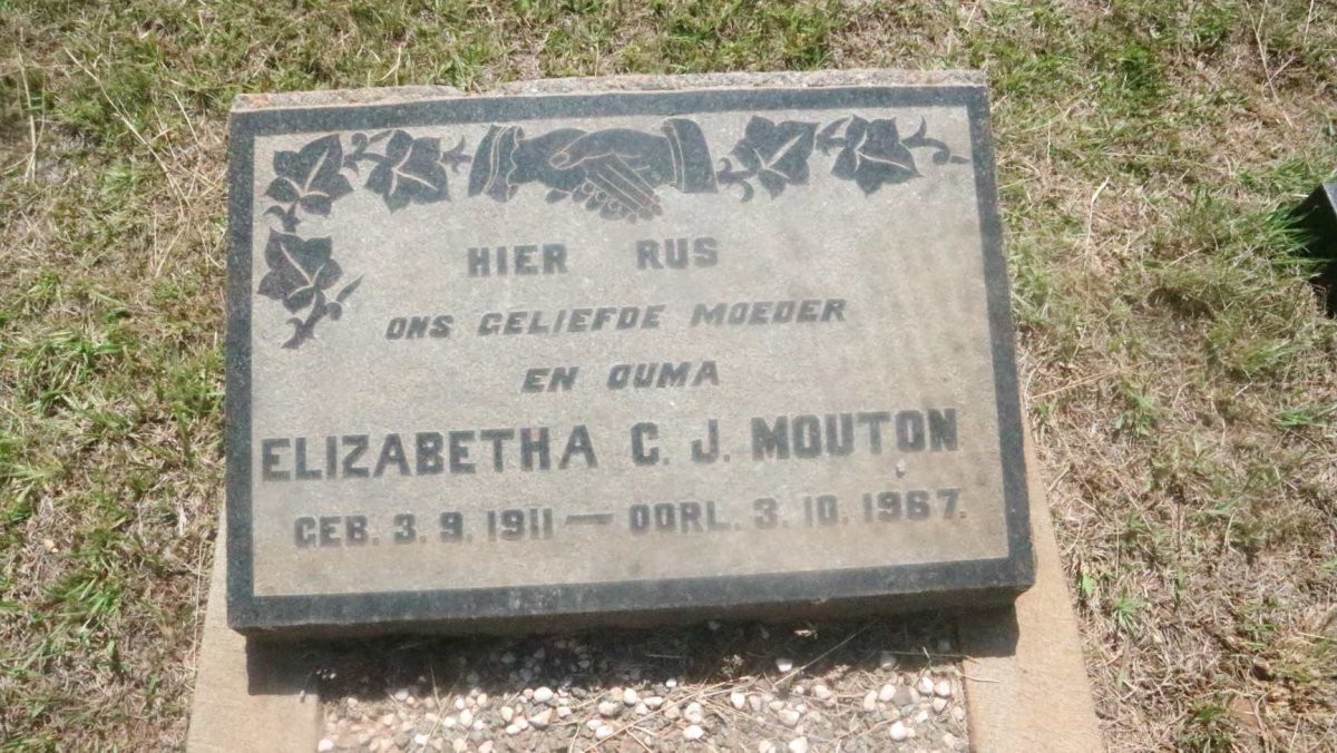 MOUTON Elizabetha C.J. 1911-1967