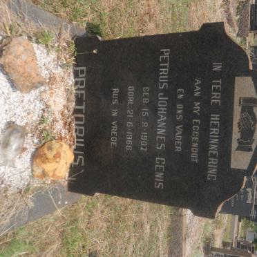 PRETORIUS Petrus Johannes Genis 1907-1966