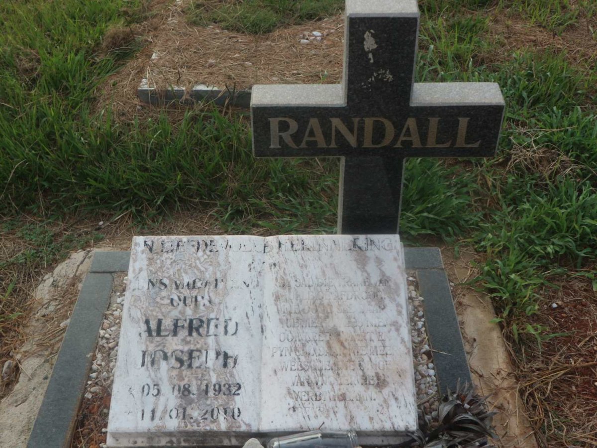 RANDALL Alfred Joseph 1932-2010