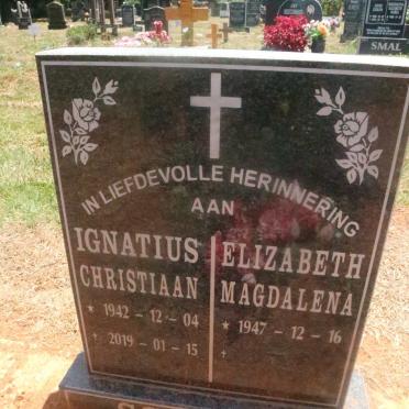 SCHUTTE Ignatius Christiaan 1942-2019 and Elizabeth Magdalena 1947-