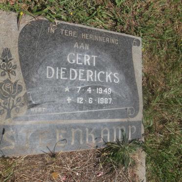 STEENKAMP Gert Diedericks 1949-1987