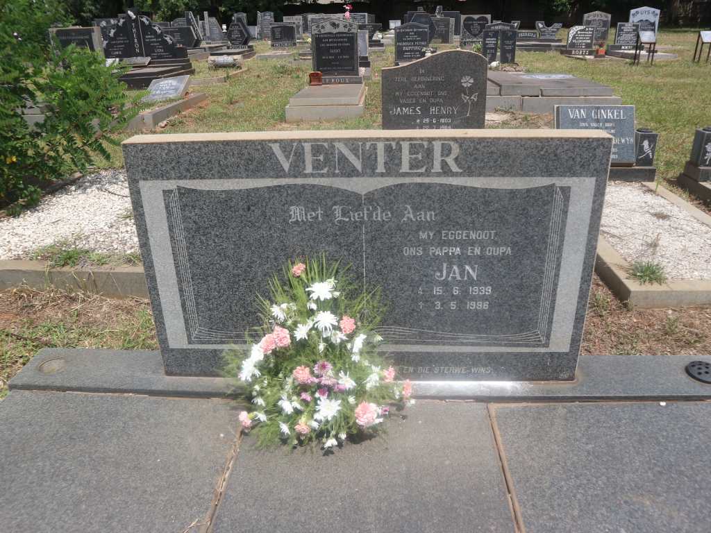 VENTER Jan 1939-1996