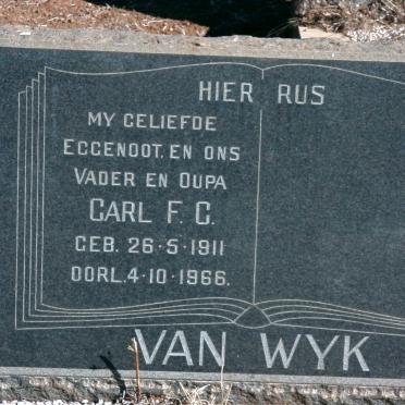 WYK Carl F.C., van 1911-1966