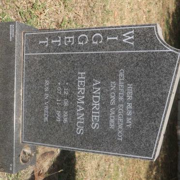 WIGGETT Andries Hermanus 1936-1991