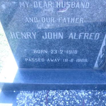 W? Henry John Alfred 1918-1969