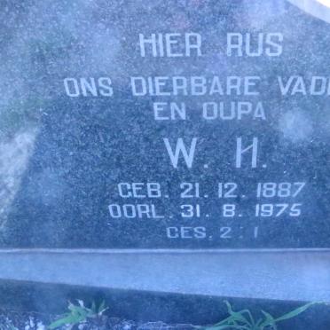 ? W.H. 1887-1975
