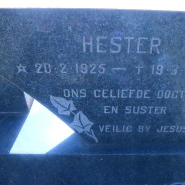 ? Hester 1925-1971