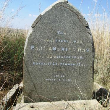 RAS Paul Andries 1838-1907