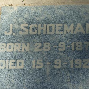 SCHOEMAN J. 1878-1927
