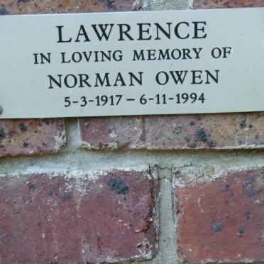 LAWRENCE Norman Owen 1917-1994