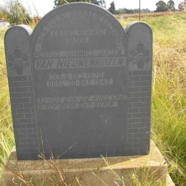 NIEUWEHUIZEN Petrus Johannes, Jansen van 1870-1942