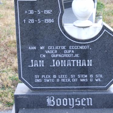 BOOYSEN Jan Jonathan 1912-1984