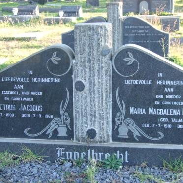 ENGELBRECHT Petrus Jacobus 1908-1966 &amp; Maria Magdalena Elizabeth TALJAARD 1910-2003