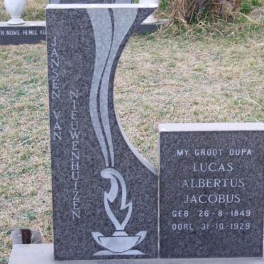 NIEUWENHUIZEN Lucas Albertus Jacobus, Jansen van 1849-1929